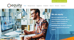 Desktop Screenshot of equitynetworks.co.uk